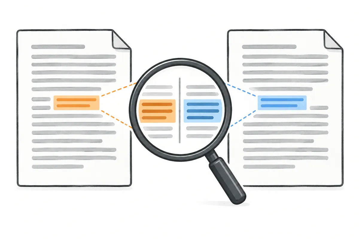Git diff 읽기: 실제 변경 줄과 문맥을 구분하는 법 — 본문의 핵심 항목을 살펴보는 설명 그림