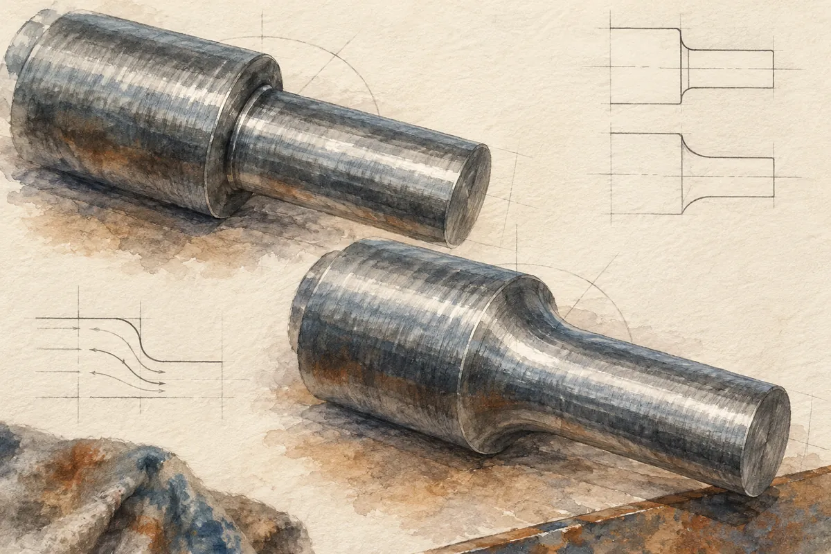 Understanding Stress Concentration: The Effects of Holes and Corners — Original illustration of the key points