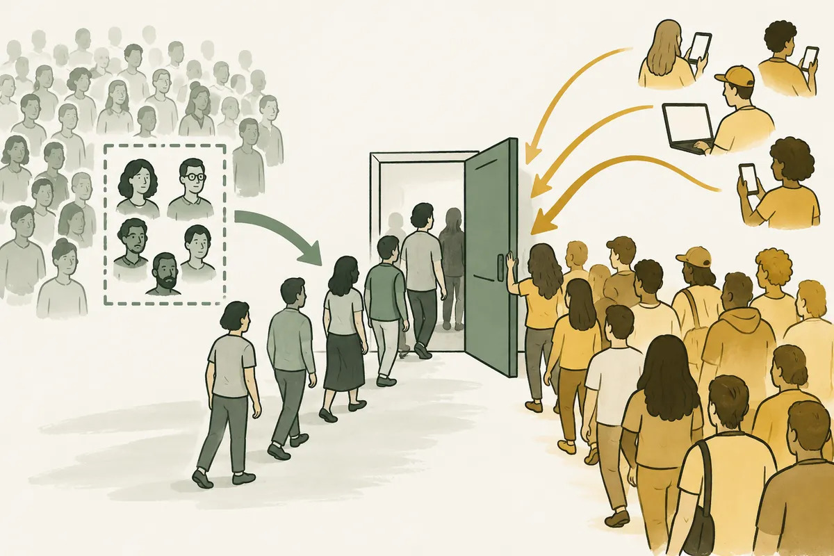 여론조사 숫자 읽기: 표본 수·표본오차·신뢰구간 확인하기 — 본문의 핵심 항목을 살펴보는 설명 그림