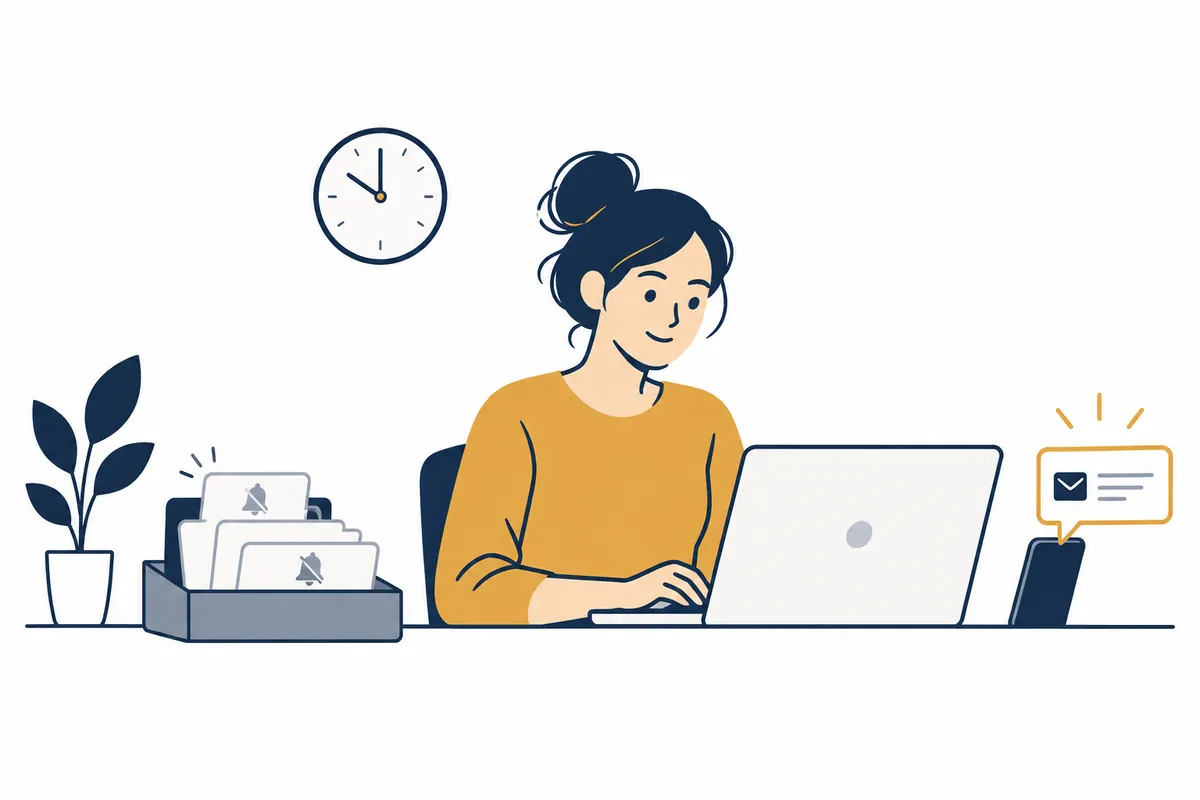 Windows 11 알림이 안 오거나 너무 많을 때: 앱 알림·방해 금지·집중 설정 구분하기 — 본문의 핵심 항목을 살펴보는 설명 그림